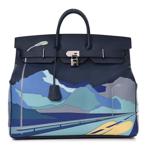 hermes togo hac endless road birkin 50 bleu de prusse|HERMES Togo HAC Endless Road Birkin 50 Bleu de Prusse .